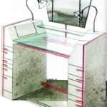 Croquis préparatoire pour une coiffeuse, nommée L'embelliseuse, présentée au SAD 87
(voir le produit réalisé dans la rubrique SAD) Croquis préparatoire pour une coiffeuse nommée L'embelliseuse, imaginée par Max, lors de la SAD 87 (photo extraite du livre Le Temps des créateurs)