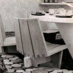 Sièges SAD 1965 (détail) Sièges en bois SAD 1965