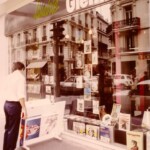 Façade de la librairie Façade de la librairie Glénat rue Lafayette à Paris 1983