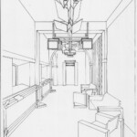 Dessin préparatoire pour la galerie du Matif (Marché A Terme des Instruments Financiers) Dessin préparatoire pour la galerie du Matif (Marché A Terme des Instruments Financiers), Palais Brongniart-La Bourse